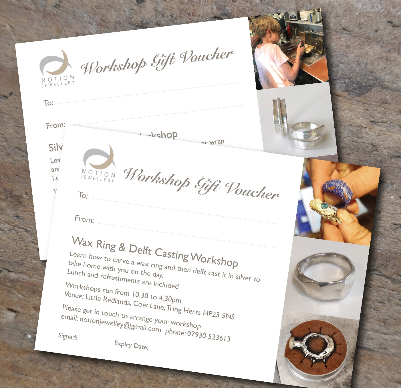 Notion workshop gift voucher