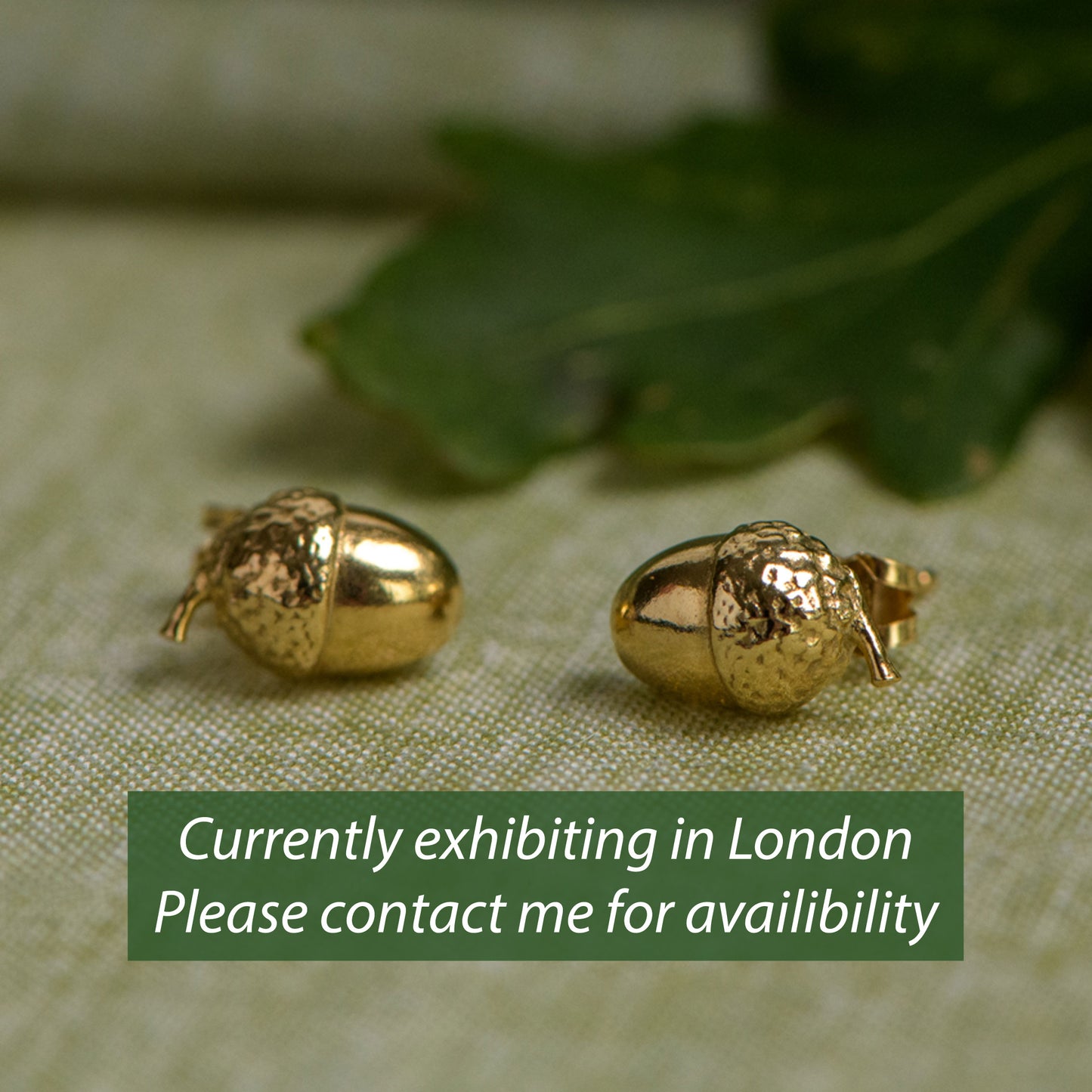 9ct Gold Acorn Stud Earrings